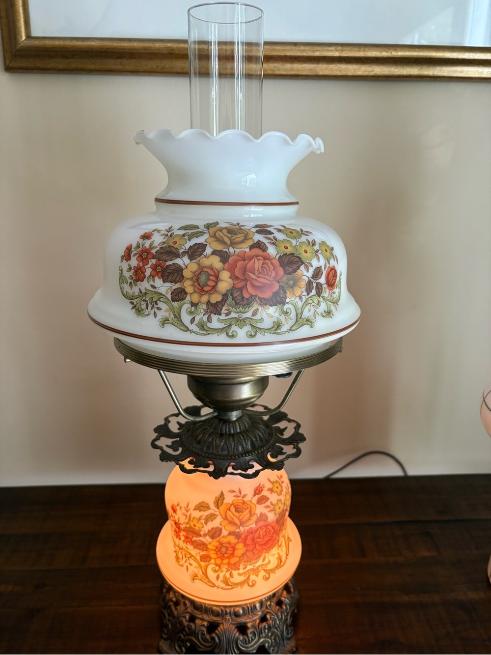 Sale🔥🔥🔥🔥Vintage Quoizel Hurricane Lamp - Picture 8 of 10
